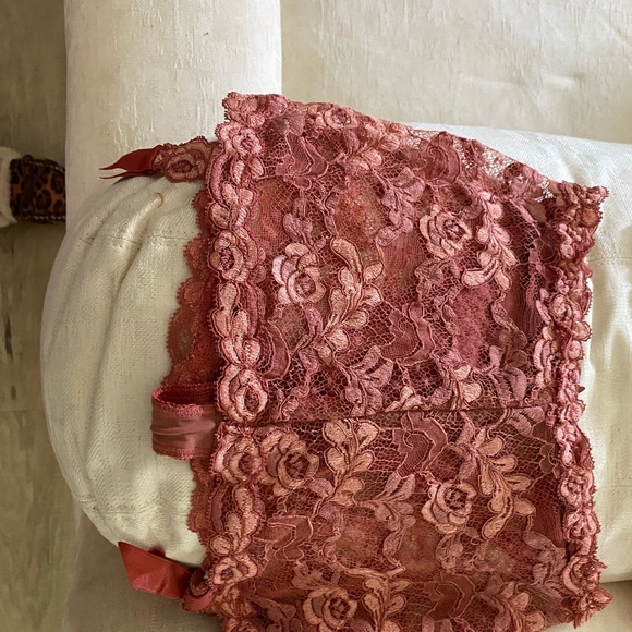 LaPerla Lingerie Lace Set NWOT size 34B panties size 1-32 rust lace beautiful - Picture 4 of 7